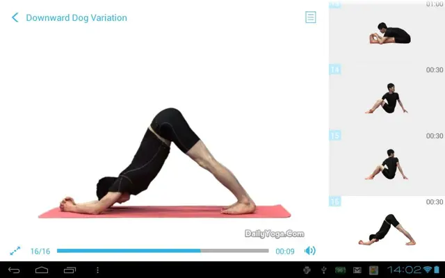 Daily Yoga for Back android App screenshot 0