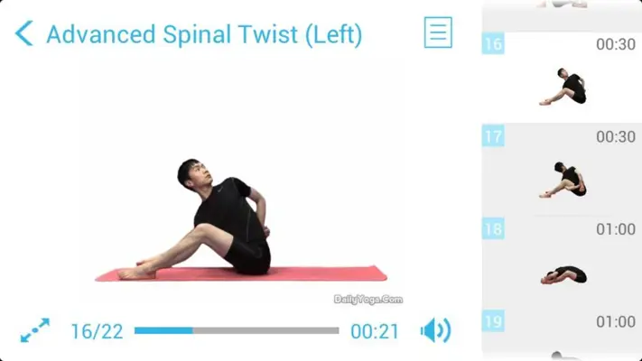 Daily Yoga for Back android App screenshot 4